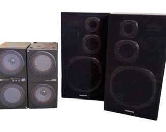 Magnavox AK252 3 Way Speakers WS PSM2001 Speakers