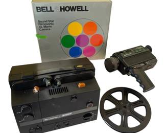 Bell Howell Sound star Filmosonic XL Movie Camera  Projector