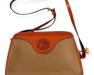 Vintage Dooney Bourke All Weather Leather Shoulder Bag