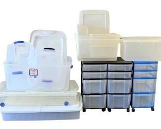 Sterilite, Rubbermaid, And More Storage Containers And Bins