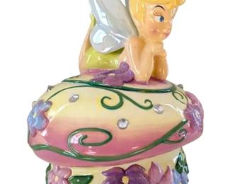 Tinkerbell Flower Cookie Jar