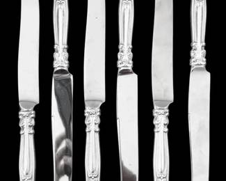 Gorham Chantilly Sterling Silver Handled Knives 378g Total