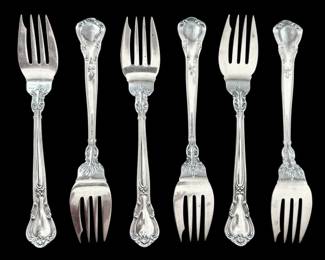Gorham Chantilly Sterling Silver 6.5 Forks 216g Total