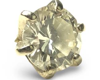 Approximately 1.75 Ct Round Diamond 10CT White