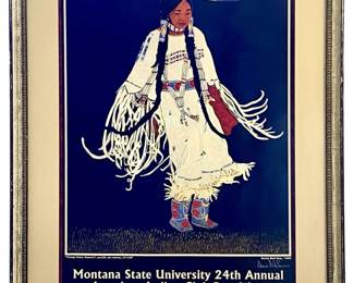 ‘86 Kevin Red Star ‘American Indian Pow-Wow’ Print