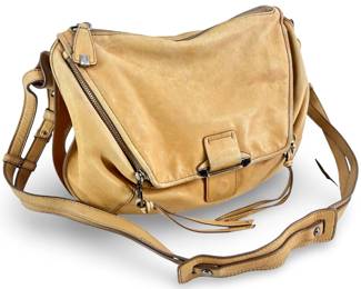 Vintage Kooba Tan Leather Crossbody Bag