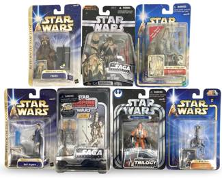 7pc Hasbro Star Wars/Star Tours Figure Collection