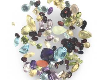 Large Assortment of Loose Mixed Gemstones