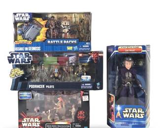 (4pc) Sealed Hasbro Star Wars Action Figures