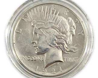 1921 Silver Peace Dollar