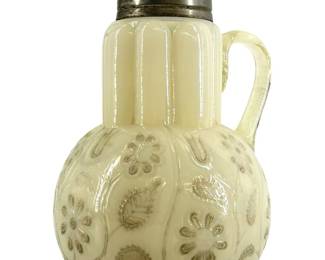 Findlay Onyx Glass & Silver Pitcher