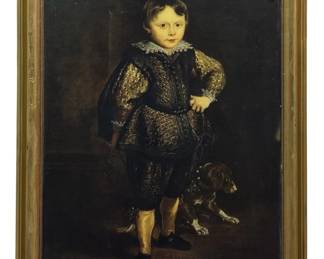 Signed A. Vandyck “Son of Marcheser" Canvas Print