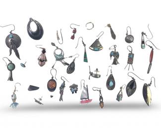 Large Assortment of Silver & Sterling Silver Scrap