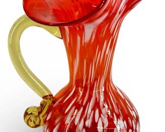 Vintage Murano Hand Blown Small Pitcher