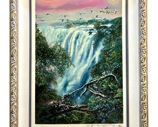 Hand Signed Brett Livingstone Strong Serigraph