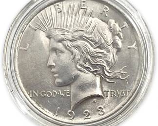 1923 Silver Peace Dollar