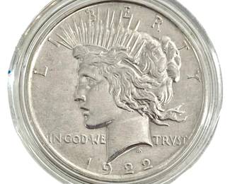 1922-D Silver Peace Dollar