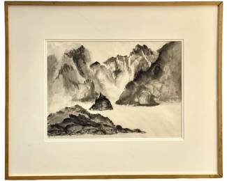 Janet Jones “Inland Passage" Watercolor Painting