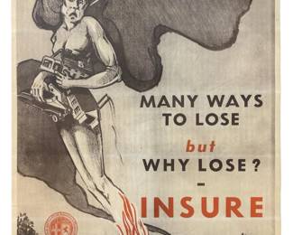 W. Darrow Insurance Advertisement Poster