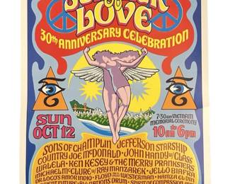 1997 Summer of Love 30th Anniversary Poster