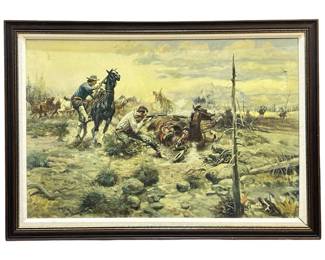 C.M. Russell “When Horseflesh Comes High" Giclee