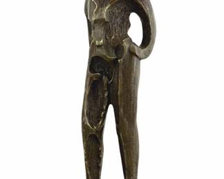 Signed Salvador Dali Bronze “Mud Lady" on Marble