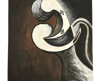 Signed Attributed Picasso Acrylic Painting