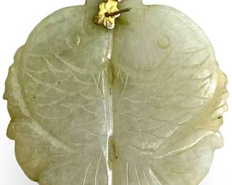 Carved Jade Fish Pendant