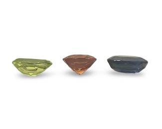 (3) Approximately 3CT Assorted Loose Gemstones