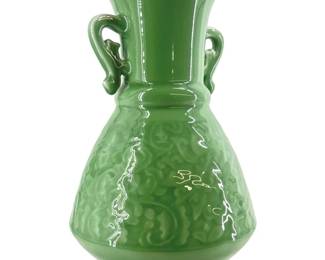 Vintage Chinese Celadon Porcelain Vase