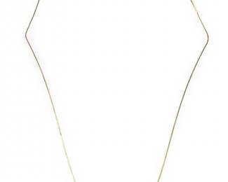Splendid Long 14Kt Yellow Gold Italy Necklace