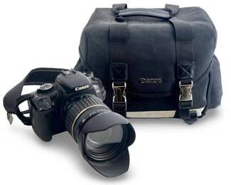 Aspherical Canon EOS 17-50mm Camera and Case