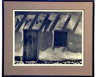 Signed S. Bienstock Adobe Door & Window Photo