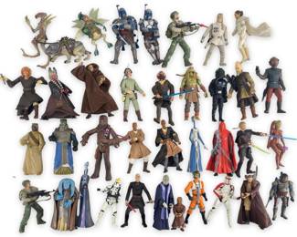 35pc Star Wars Hasbro Action Figures