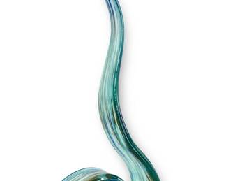 Murano Art Glass Swirl Design Sculpture