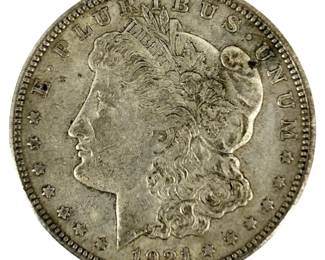 1921 Morgan Silver Dollar