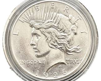 1926 Silver Peace Dollar