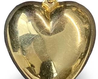 14K Gold Heart Pendant