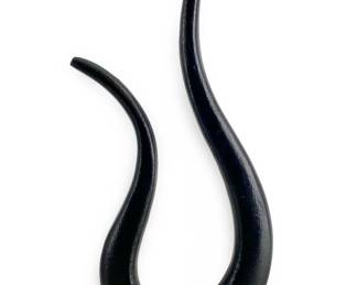 Abstract Bronze and Marble Decorative Sculpture