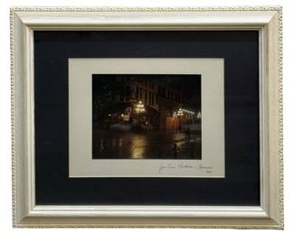 Vintage Gas Town Nocturne, Vancouver Photograph