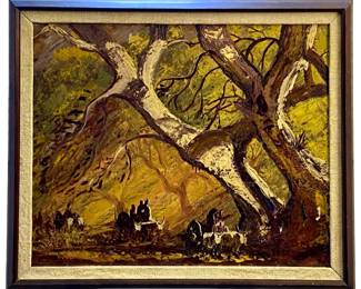 Louise Fitzgerald ‘Banyan Tree' Oil on Canvas