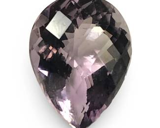 Approximately 19.5CTS Rose de France Pear Cut