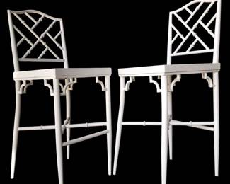 Front Gate Grandin Road Steel Chairs