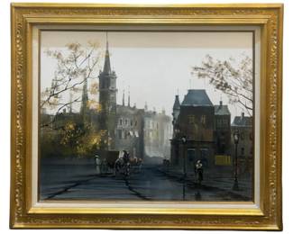 Signed Jose Luis Campuzano Oil on Canvas