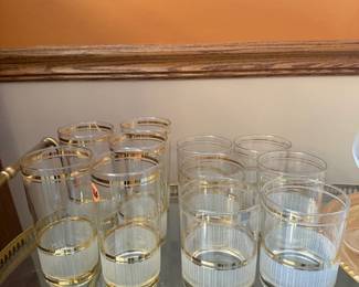 Culver MidCentury Cocktail Set 22K