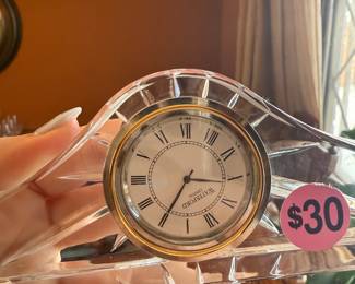 Waterford Desk Clock