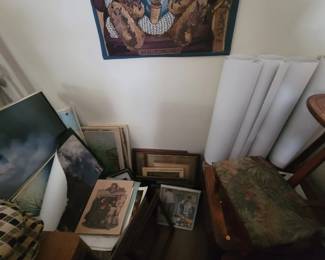 Artwork,  prints,  frames