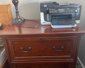 Printer Filing Cabinet Lamp