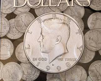 Full Collection 36 H.E. Harris  Co. 1964 United States Kennedy Half Dollars