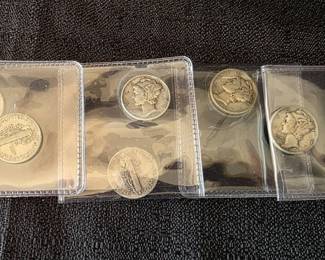 United States Mercury Dimes